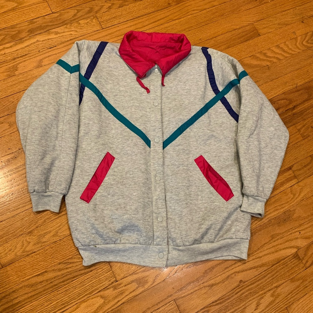Vintage 90s Westside Connection Women’s Reversible Button Up Jacket